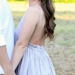 Light purple formal dress